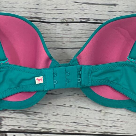 PINK Victoria’s Secret Wear Everyday Demi teal - Picture 6 of 10